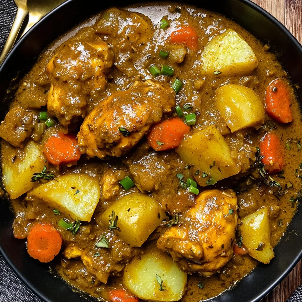 Authentic Jamaican Curry Chicken