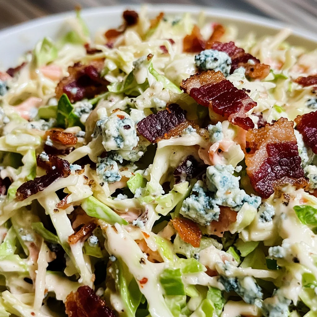 Bacon Blue Cheese Slaw