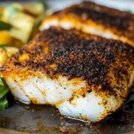 Baked Blackened Cod