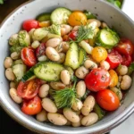 Best Dill Pickle White Bean Salad - theamazingfood