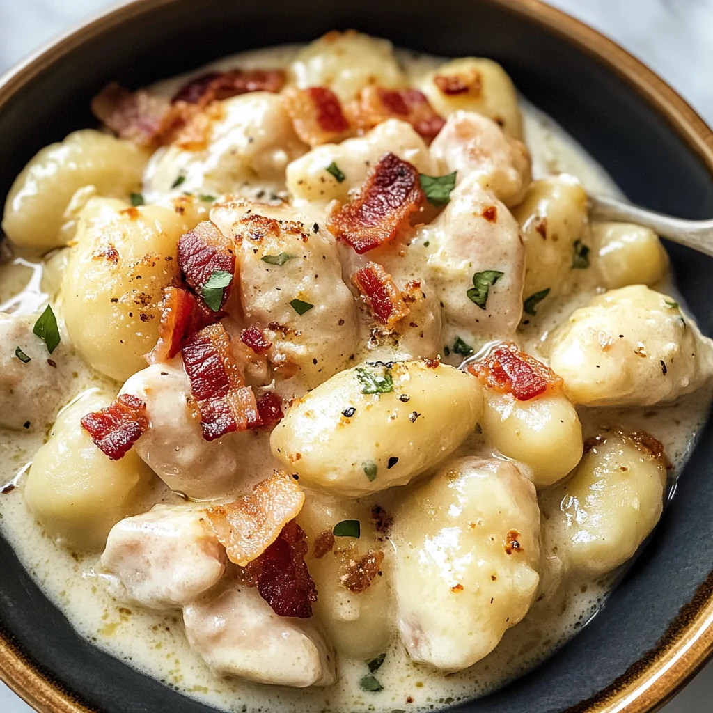 Chicken Bacon Gnocchi