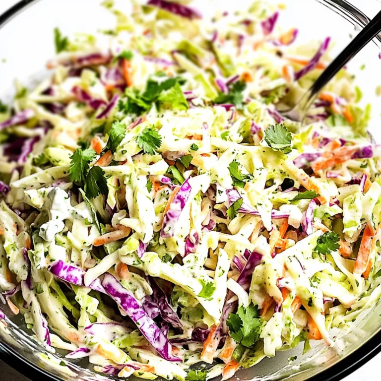 Cilantro Lime Slaw