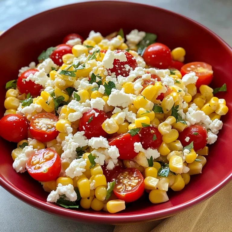 Corn, Tomato, and Feta Salad