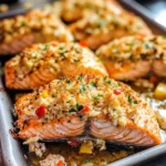 Crab Stuffed Salmon