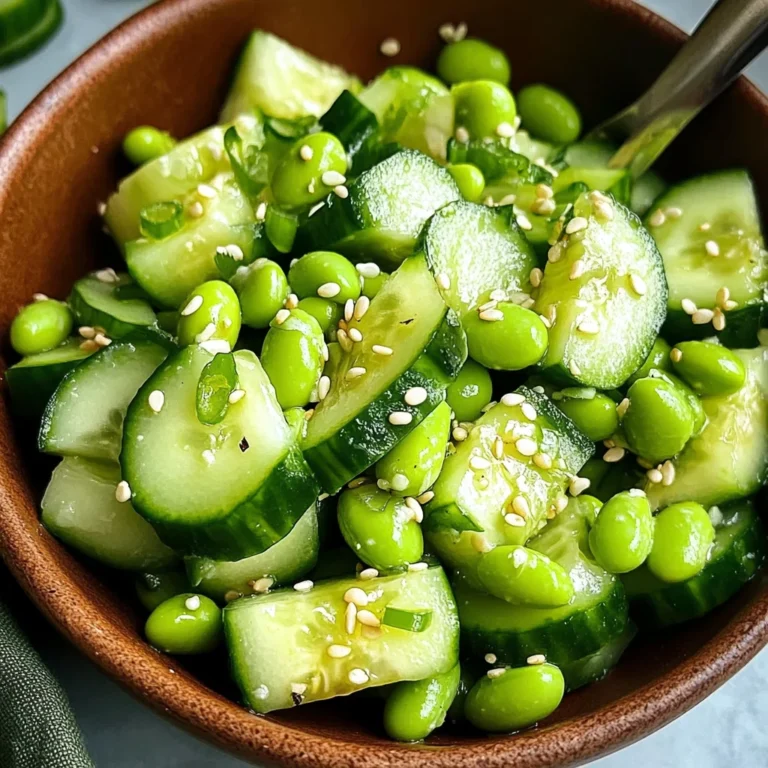 Cucumber Edamame Salad: Your New Favorite Make-Ahead Dish