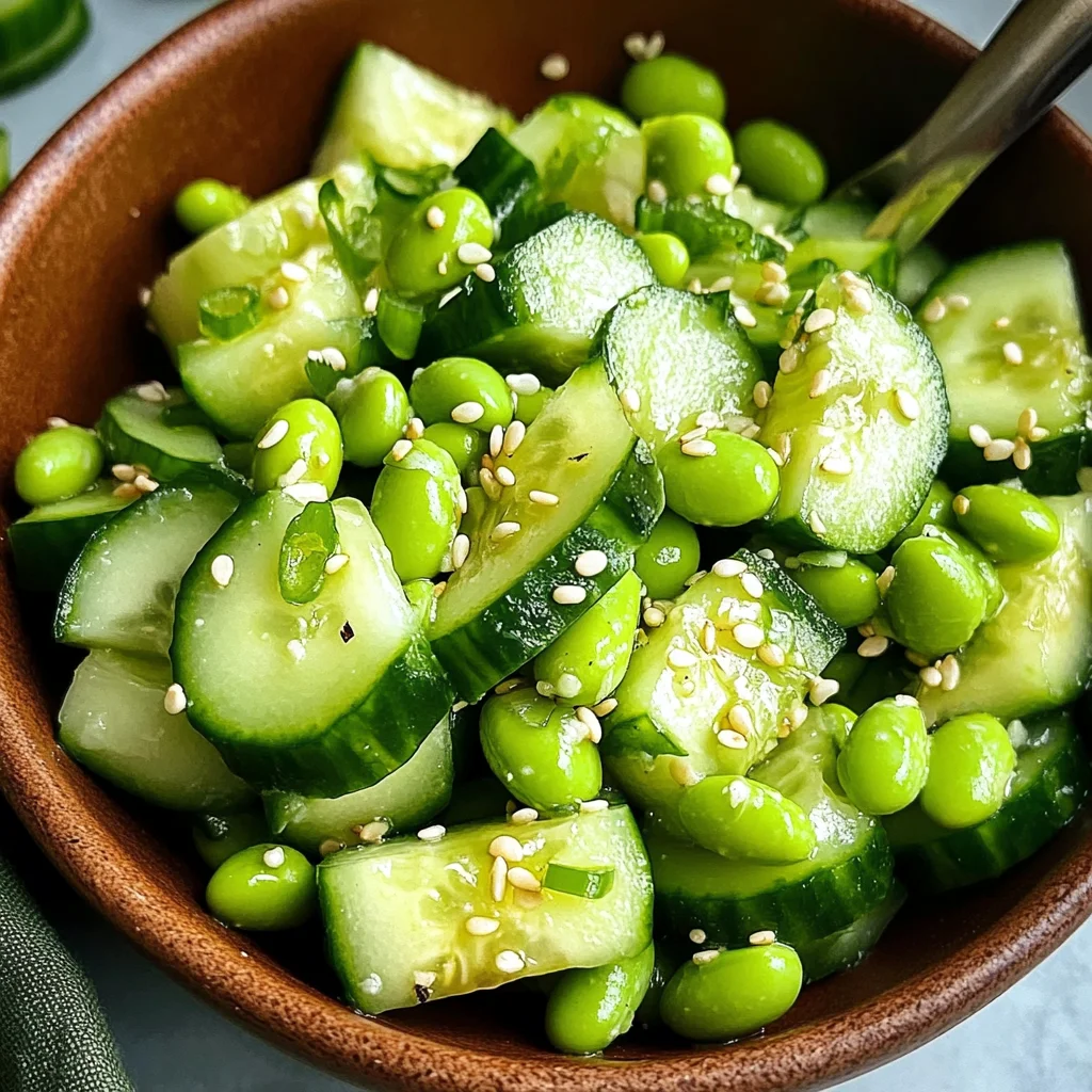 Cucumber Edamame Salad: Your New Favorite Make-Ahead Dish