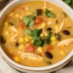 Easy Chicken, Poblano, and Black Bean Soup (Small Batch)