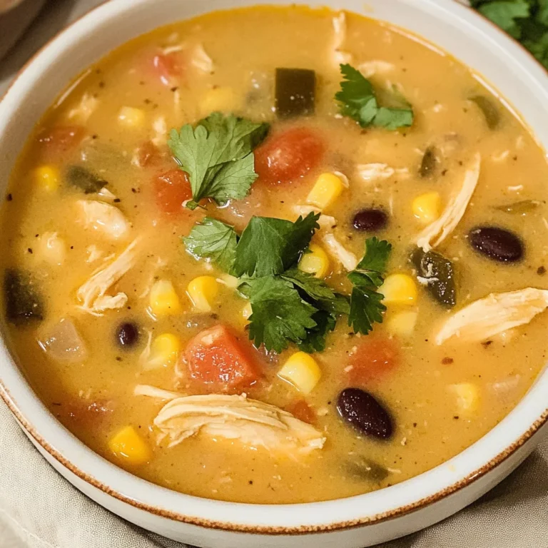 Easy Chicken, Poblano, and Black Bean Soup (Small Batch)