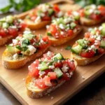 Garden Fresh Mediterranean Bruschetta
