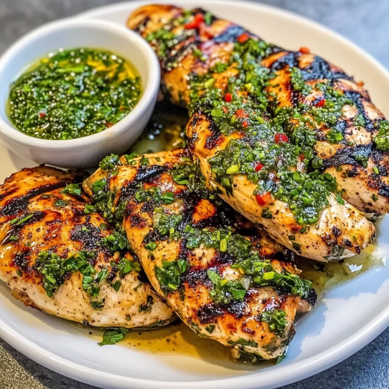 Grilled Chimichurri Chicken
