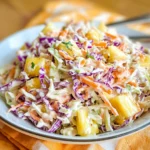 Hawaiian Pineapple Coleslaw without Mayonnaise