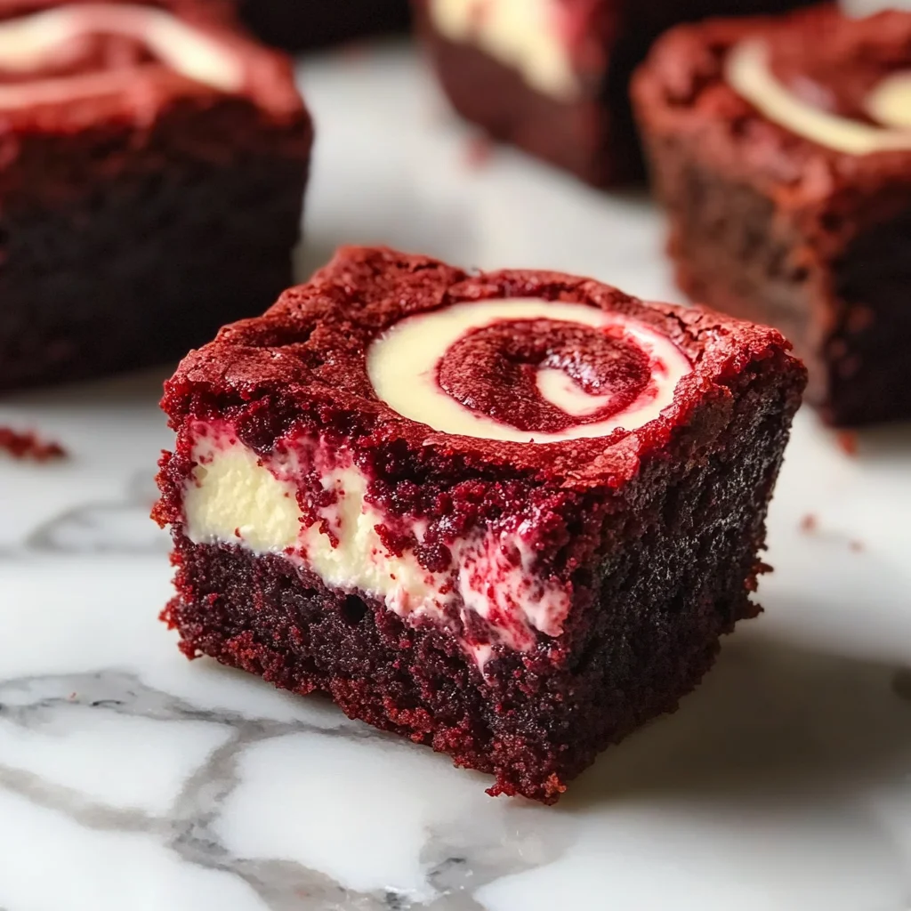 Homemade Red Velvet Brownie Bites