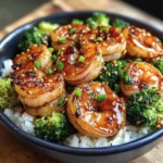 Honey Garlic Shrimp Bowls