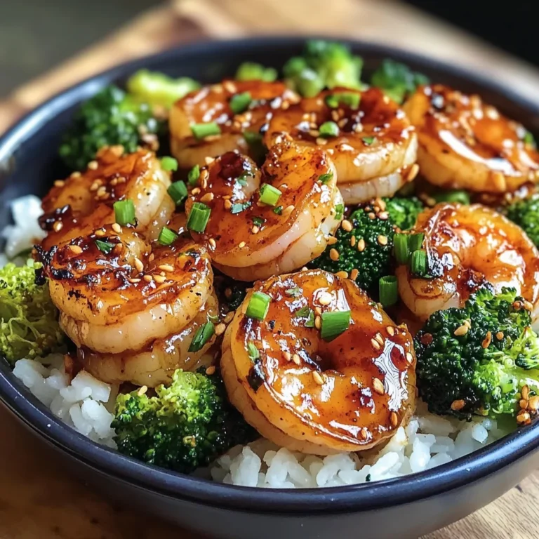 Honey Garlic Shrimp Bowls