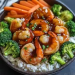 Honey Garlic Shrimp Rice Bowls