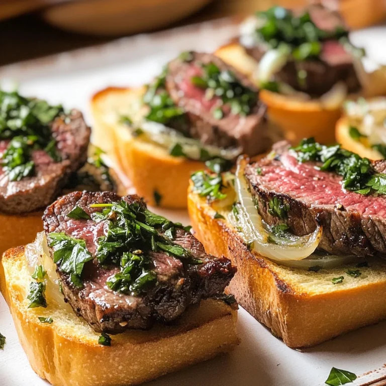 Irresistibly Delicious Steak Crostini