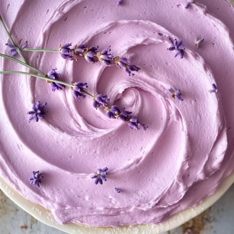 Lavender Buttercream Frosting