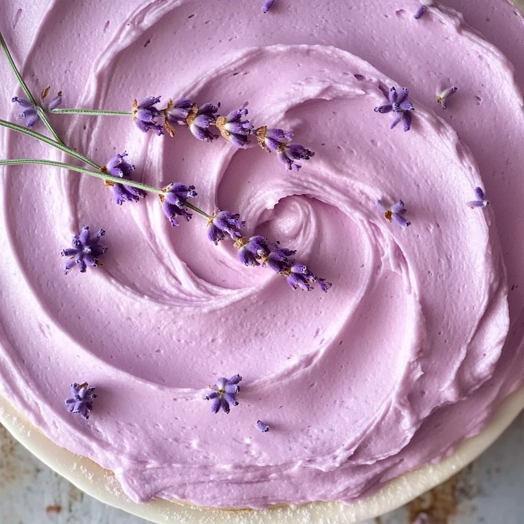 Lavender Buttercream Frosting