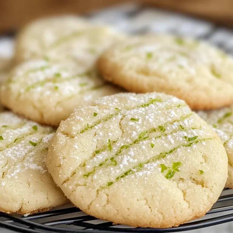 Lime Sugar Cookies