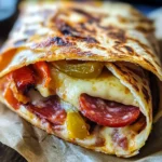 Low-Carb Italian Sub Wrap (Tortilla Melt Style)