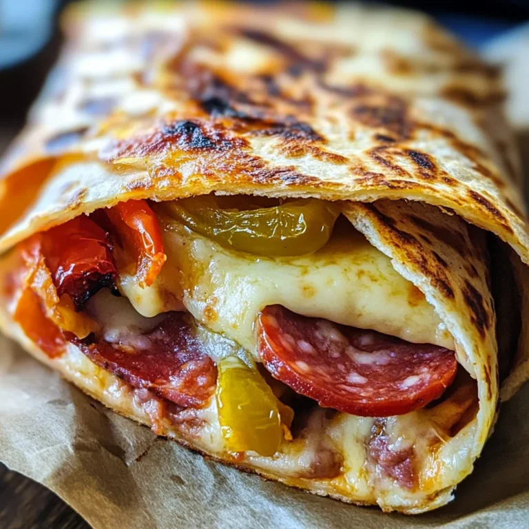Low-Carb Italian Sub Wrap (Tortilla Melt Style)