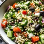Mediterranean Israeli Couscous Salad