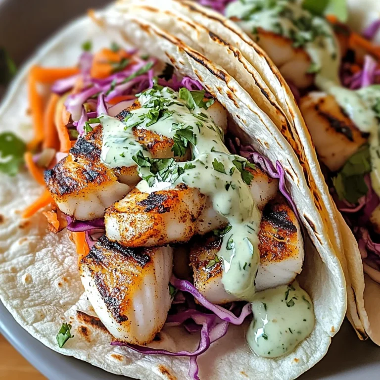 Mexican Fish Tacos with Zesty Lime Crema in 30 Minutes!