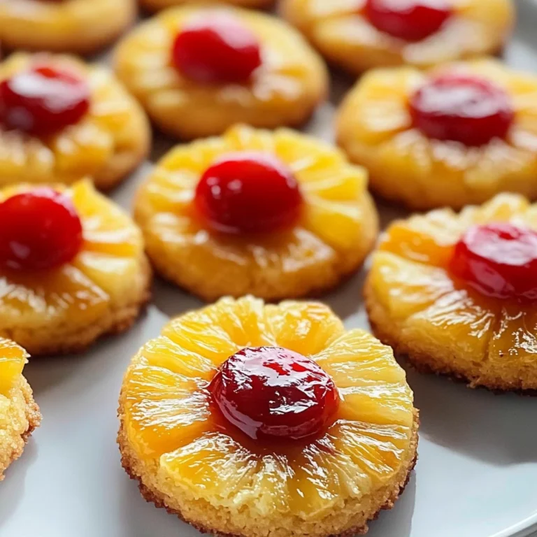 Pineapple Upside-Down Cookies: A Fun Twist on a Classic Dessert