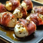 Prosciutto Wrapped Mozzarella Bites