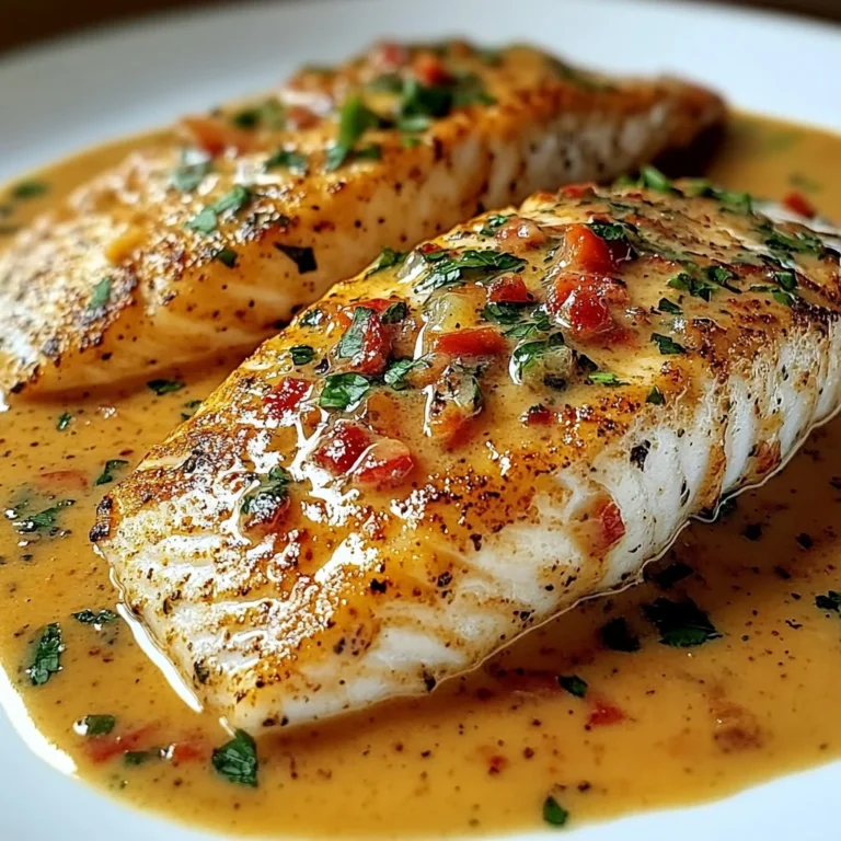Red Snapper with Creamy Creole Sauce