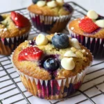 Red White and Blueberry Muffins