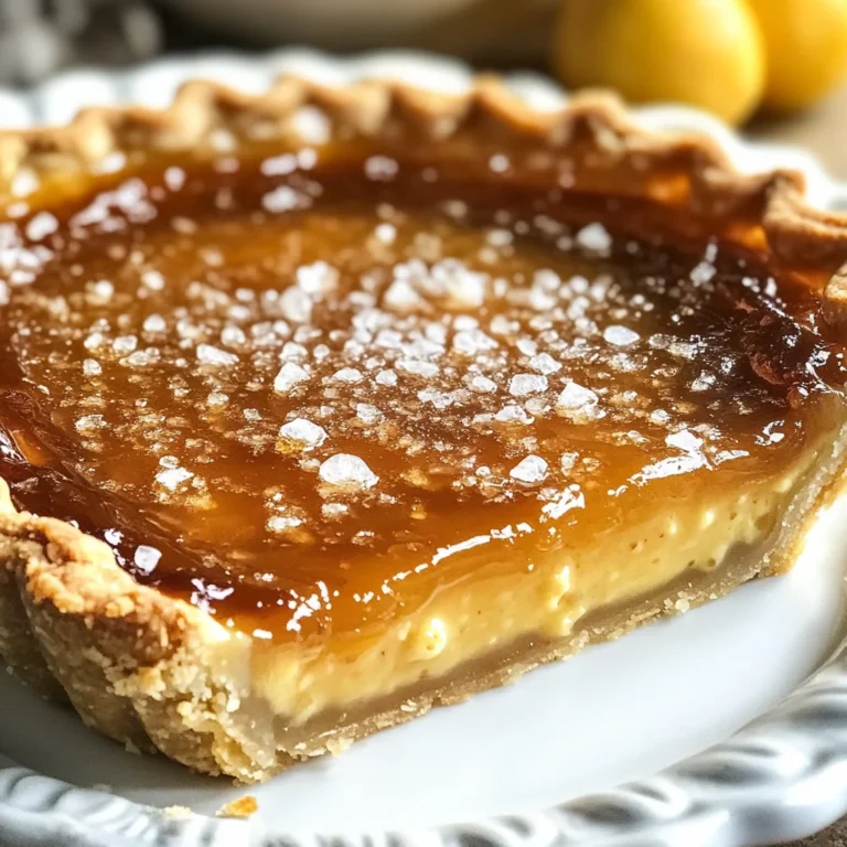 Salted Honey Pie: A Perfect Blend of Sweet and Salty