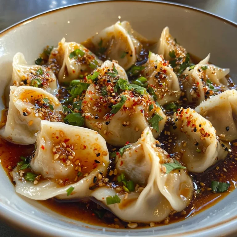 Steamed Dumplings with The Best Dumpling Sauce