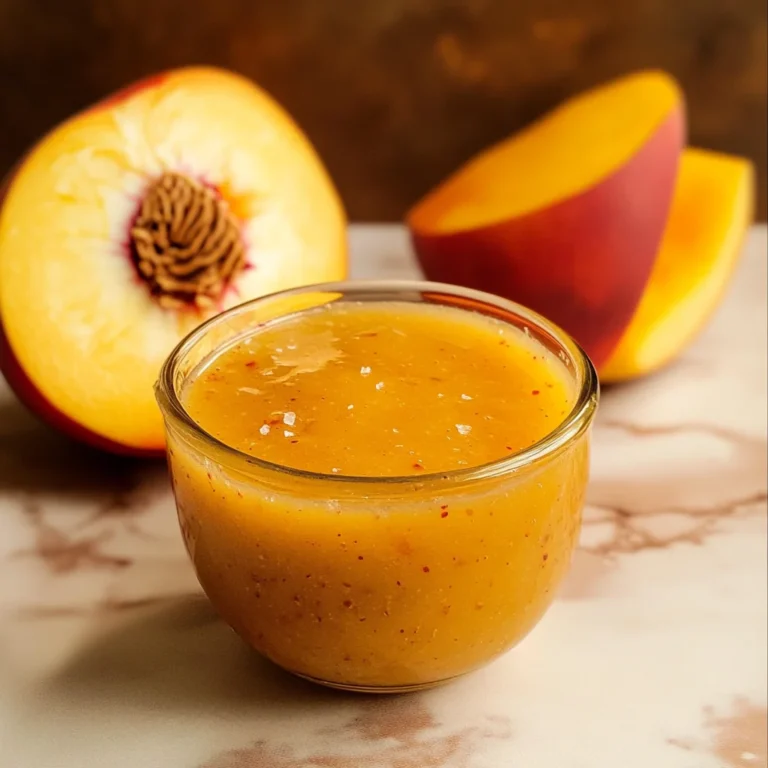 Sweet Peach Salad Dressing
