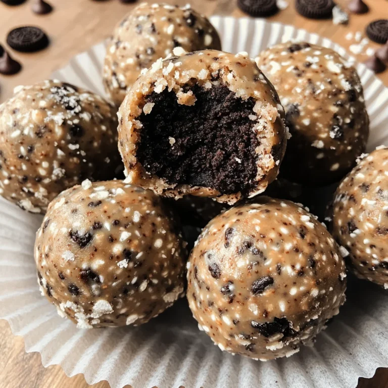 Tasty Oreo Protein Balls Recipe