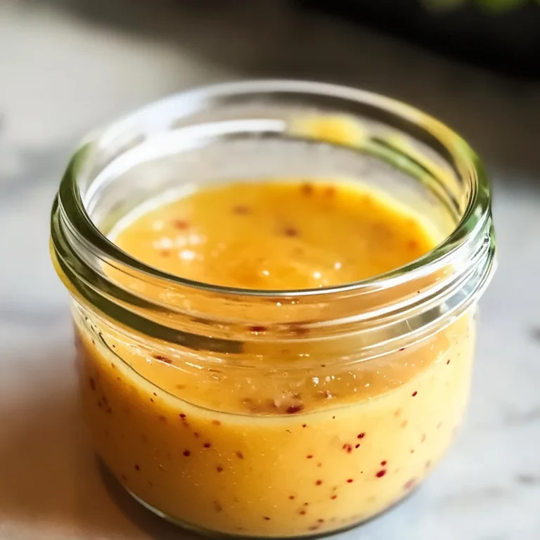 Tasty Peach Salad Dressing