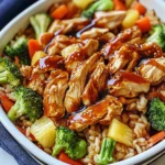 Teriyaki Chicken and Rice Casserole