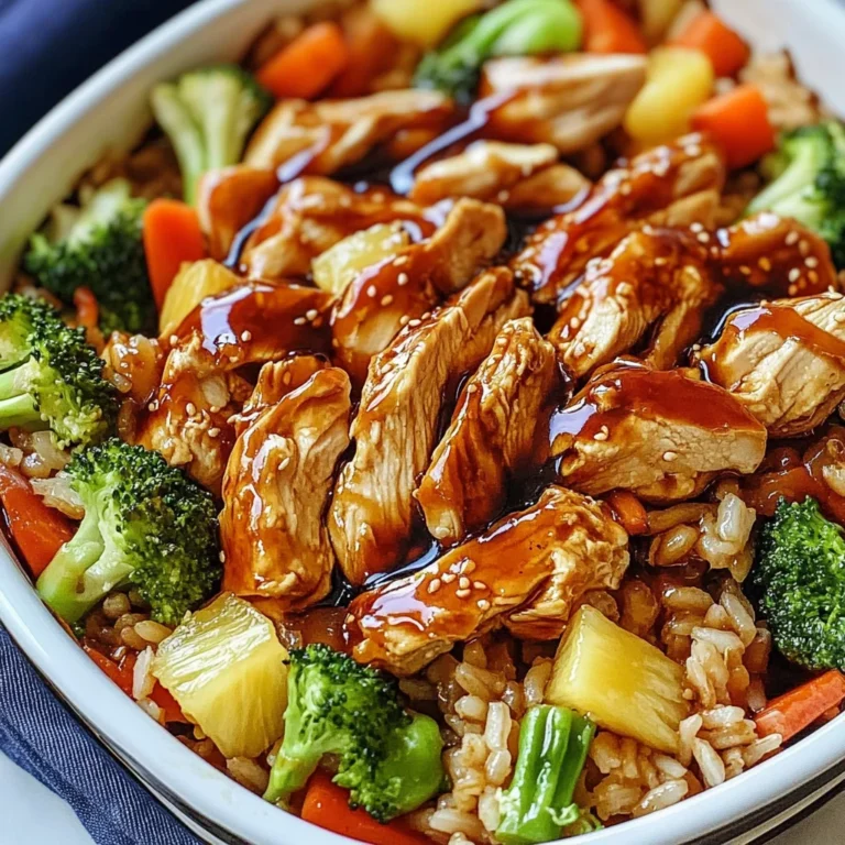 Teriyaki Chicken and Rice Casserole