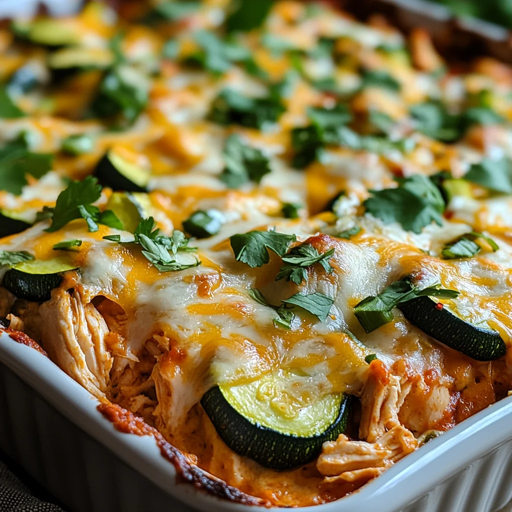Tex-Mex Chicken & Zucchini Casserole