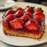 Traditional Strawberry Upside Down Cake