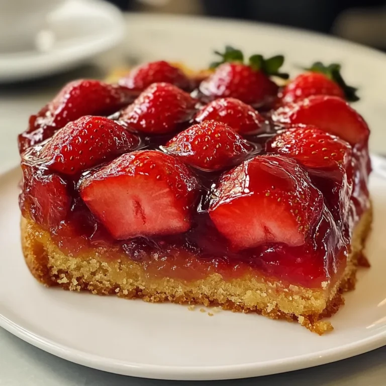 Traditional Strawberry Upside Down Cake